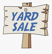 Yard sale sign